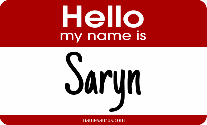 Hello my name is Saryn png download