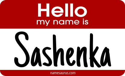 Hello my name is Sashenka png download