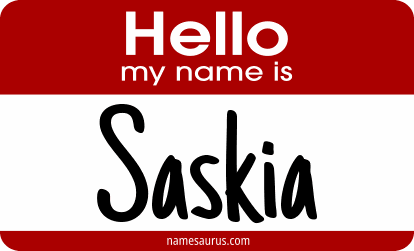 Hello my name is Saskia png download