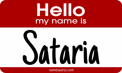 Hello my name is Sataria png download