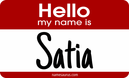 Hello my name is Satia png download