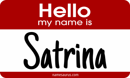Hello my name is Satrina png download