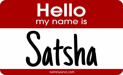 Hello my name is Satsha png download