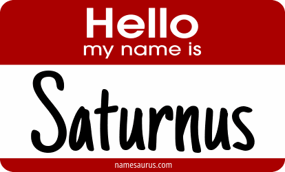 Hello my name is Saturnus png download