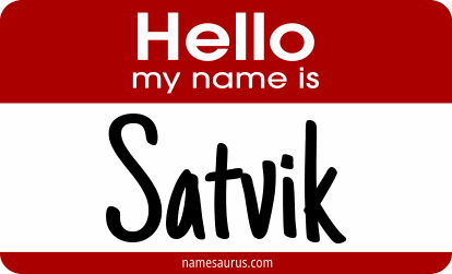 Hello my name is Satvik png download