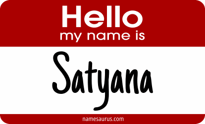 Hello my name is Satyana png download