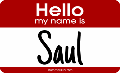 Hello my name is Saul png download
