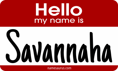 Hello my name is Savannaha png download