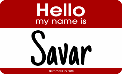 Hello my name is Savar png download