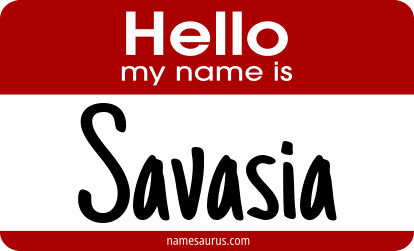 Hello my name is Savasia png download