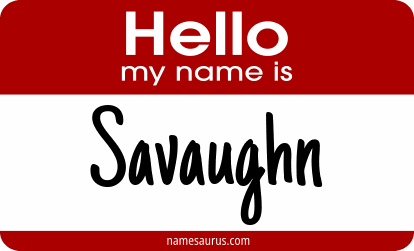 Hello my name is Savaughn png download