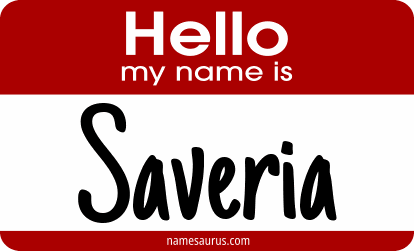 Hello my name is Saveria png download