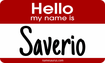 Hello my name is Saverio png download