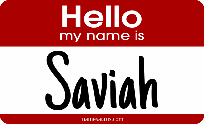 Hello my name is Saviah png download