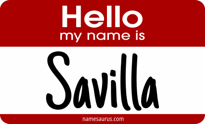 Hello my name is Savilla png download