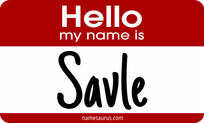 Hello my name is Savle png download