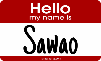 Hello my name is Sawao png download