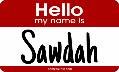 Hello my name is Sawdah png download