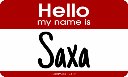 Hello my name is Saxa png download