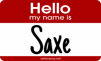 Hello my name is Saxe png download