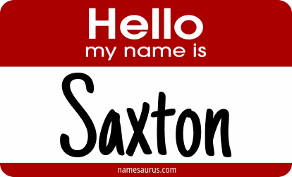 Hello my name is Saxton png download