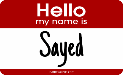 Hello my name is Sayed png download