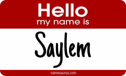 Hello my name is Saylem png download