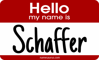 Hello my name is Schaffer png download