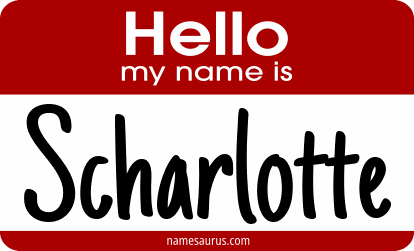 Hello my name is Scharlotte png download