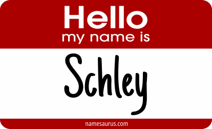 Hello my name is Schley png download