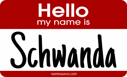 Hello my name is Schwanda png download