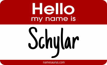 Hello my name is Schylar png download