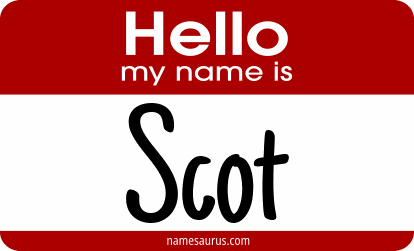 Hello my name is Scot png download