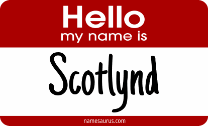 Hello my name is Scotlynd png download