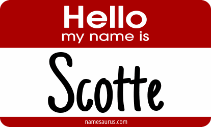 Hello my name is Scotte png download