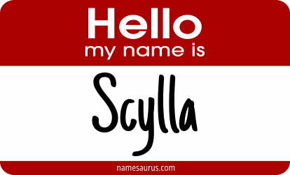 Hello my name is Scylla png download