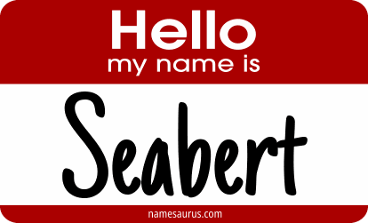Hello my name is Seabert png download