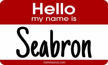 Hello my name is Seabron png download