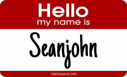 Hello my name is Seanjohn png download
