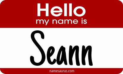 Hello my name is Seann png download