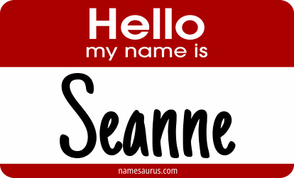 Hello my name is Seanne png download