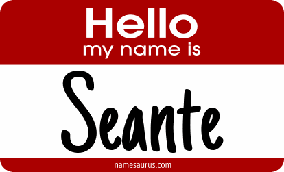 Hello my name is Seante png download