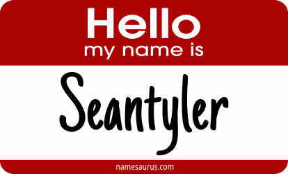 Hello my name is Seantyler png download