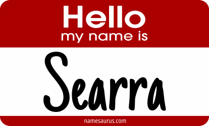 Hello my name is Searra png download
