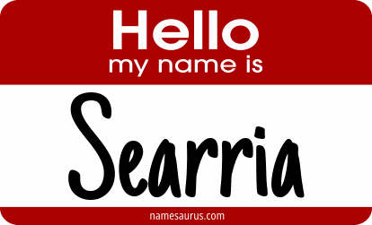 Hello my name is Searria png download