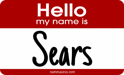 Hello my name is Sears png download