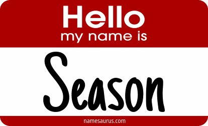 Hello my name is Season png download
