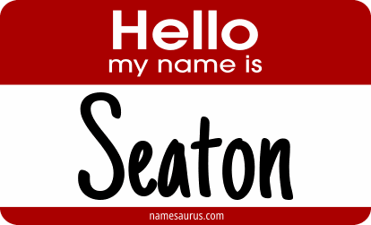 Hello my name is Seaton png download