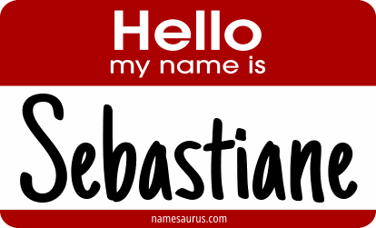 Hello my name is Sebastiane png download