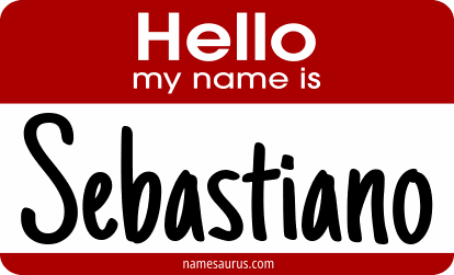 Hello my name is Sebastiano png download